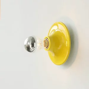 Applique murale LED jaune vif design moderne rétro vintage éclairage intérieur extérieur balcon entrée salon chambre Applique murale LED jaune vif design moderne rétro vintage éclairage intérieur extérieur balcon entrée salon chambre
