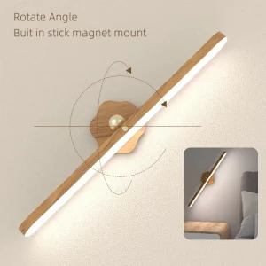 Applique murale LED en bois naturel design nordique moderne lumière douce salle de bains chambre salon éclairage ambiant économique élégant