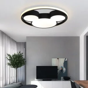 Plafonnier LED moderne design minimaliste intérieur éclairage chaleureux salon chambre enfant économie d’énergie lumière douce élégance