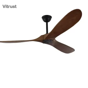 Ventilateur de plafond en bois naturel design nordique moderne 3 pales sans lumière télécommande économique silencieux chambre salon Ventilateur de plafond en bois naturel design nordique moderne 3 pales sans lumière télécommande économique silencieux chambre salon