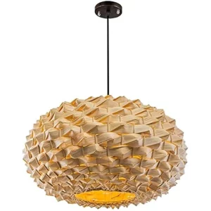 Suspension en bois naturel design scandinave moderne lumière douce pour salon chambre salle à manger éclairage intérieur élégant et chaleureux Suspension en bois naturel design scandinave moderne lumière douce pour salon chambre salle à manger éclairage intérieur élégant et chaleureux