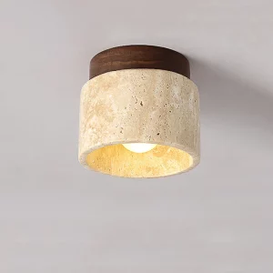 Plafonnier bois jaune travertin luminaire déco intérieur extérieur salon couloir éclairage moderne rustique élégant Plafonnier bois jaune travertin luminaire déco intérieur extérieur salon couloir éclairage moderne rustique élégant