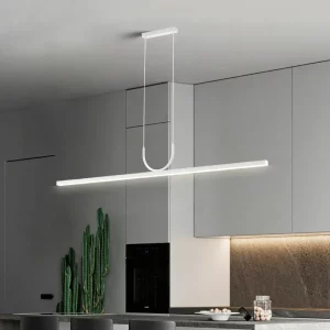 Suspension LED en bois naturel design scandinave moderne pour cuisine salle à manger éclairage chaleureux économique élégant