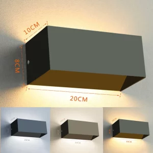 Applique murale LED design moderne minimaliste éclairage intérieur salon chambre couloir aluminium certification ROHS énergie économique élégance industrielle Applique murale LED design moderne minimaliste éclairage intérieur salon chambre couloir aluminium certification ROHS énergie économique élégance industrielle