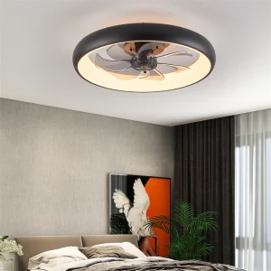 Plafonnier LED ventilateur moderne design épuré lumière chaude chambre salon salle à manger économie d’énergie silence ventilateur intégré décoration moderne Plafonnier LED ventilateur moderne design épuré lumière chaude chambre salon salle à manger économie d’énergie silence ventilateur intégré décoration moderne
