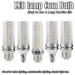 Ampoule LED maïs SMD2835 haute luminosité E27/E14 360° lumière chaude économique éclairage intérieur moderne salle chambre salon Ampoule LED maïs SMD2835 haute luminosité E27/E14 360° lumière chaude économique éclairage intérieur moderne salle chambre salon