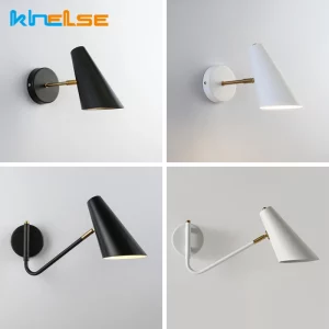 Applique murale LED moderne design scandinave minimaliste en métal bras pivotant ajustable lumière dirigée éclairage intérieur décoration élégante chambre salon bureau Applique murale LED moderne design scandinave minimaliste en métal bras pivotant ajustable lumière dirigée éclairage intérieur décoration élégante chambre salon bureau