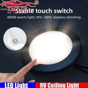 Plafonnier LED RV design moderne minimaliste lumière chaude acrylique ABS interrupteur tactile dimmable éclairage RV économie d’énergie élégant Plafonnier LED RV design moderne minimaliste lumière chaude acrylique ABS interrupteur tactile dimmable éclairage RV économie d’énergie élégant