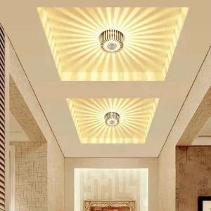 Plafonnier LED en métal et acrylique design moderne épuré pour salon chambre éclairage chaleureux économie d’énergie installation autonome certification CE