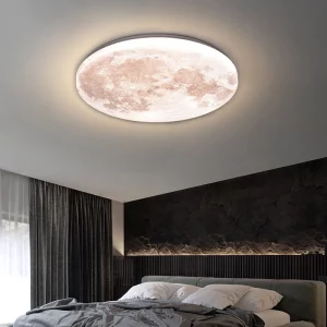 Plafonnier LED moderne design lunaire chambre enfants salle séjour balcon couloir éclairage intérieur déco Loft Plafonnier LED moderne design lunaire chambre enfants salle séjour balcon couloir éclairage intérieur déco Loft