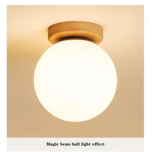 Plafonnier bois nordique design scandinave LED lumière chaleureuse intérieur moderne éclairage salon chambre économique élégant