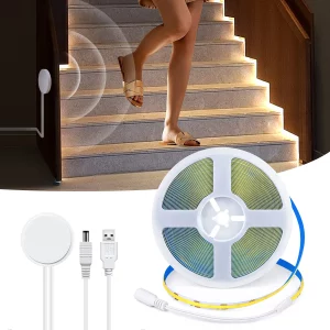 Ruban LED à capteur de mouvement éclairage d’appoint intérieur design moderne adaptable économie d’énergie installation facile lumière douce plafonnier décoration escalier cuisine chambre Ruban LED à capteur de mouvement éclairage d’appoint intérieur design moderne adaptable économie d’énergie installation facile lumière douce plafonnier décoration escalier cuisine chambre