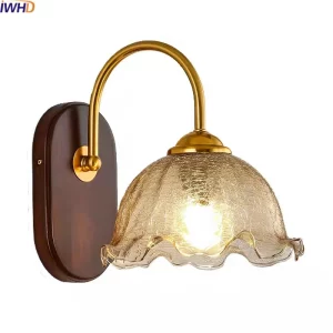 Applique Murale LED bois naturel design vintage style classique intérieur éclairage chaleureux économie d’énergie moderne élégant Applique Murale LED bois naturel design vintage style classique intérieur éclairage chaleureux économie d’énergie moderne élégant