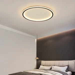 Plafonnier LED bois naturel design scandinave nordique moderne chambre salon éclairage chaleureux économique élégant