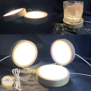 Base de lumière LED en bois naturel design scandinave moderne éclairage ambiant économique élégant pour salon chambre Base de lumière LED en bois naturel design scandinave moderne éclairage ambiant économique élégant pour salon chambre