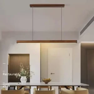 Suspension LED bois naturel design nordique moderne éclairage chaleureux salon cuisine salle à manger Suspension LED bois naturel design nordique moderne éclairage chaleureux salon cuisine salle à manger