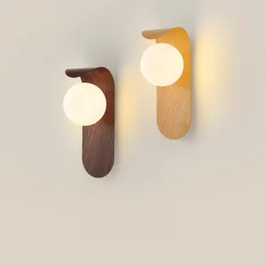 Lampe Murale LED en Bois Nordique Design Moderne Minimaliste pour Chambre Salon Couloir Éclairage Chaleureux Économique Élégant Lampe Murale LED en Bois Nordique Design Moderne Minimaliste pour Chambre Salon Couloir Éclairage Chaleureux Économique Élégant