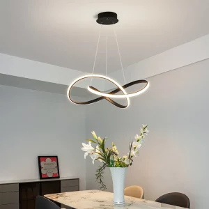 Suspension LED moderne design minimaliste金属结构扩散器吊灯客厅餐厅办公室 Suspension LED moderne design minimaliste金属结构扩散器吊灯客厅餐厅办公室