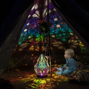 Lampe de sol bohème vitrail LED multicolore décoration artistique éclairage ambiance magique chambre salon soirée thème enfants Lampe de sol bohème vitrail LED multicolore décoration artistique éclairage ambiance magique chambre salon soirée thème enfants