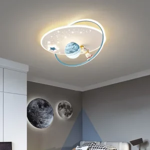 Plafonnier LED pour enfants design spatial moderne chambre d’enfant décoration luminaire lumière douce éclairage sécurisé Plafonnier LED pour enfants design spatial moderne chambre d’enfant décoration luminaire lumière douce éclairage sécurisé