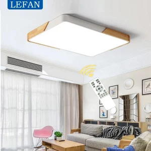 Plafonnier LED en bois naturel style nordique moderne pour chambre salon cuisine et salle à manger – Éclairage chaleureux et économique élégant Plafonnier LED en bois naturel style nordique moderne pour chambre salon cuisine et salle à manger – Éclairage chaleureux et économique élégant
