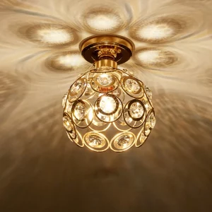 Plafonnier moderne en cristal transparent design vintage plafonnier salle à manger salon chambre hall d’entrée éclairage artistique lumière diffuse motifs lumineux élégance sophistiquée