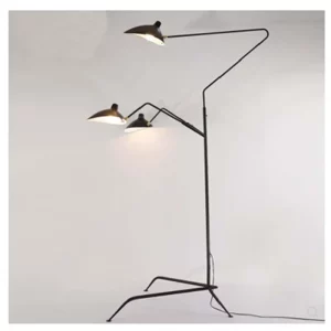 Lampe sur pied LED industrielle métal design moderne nordique éclairage salon chambre bureau ambiant chaleureux élégant Lampe sur pied LED industrielle métal design moderne nordique éclairage salon chambre bureau ambiant chaleureux élégant