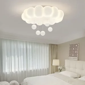 Plafonnier LED design moderne en forme de nuage éclairage doux pour chambre enfant salon chambre à coucher style minimaliste luminaire suspendu économie d’énergie certification CE Plafonnier LED design moderne en forme de nuage éclairage doux pour chambre enfant salon chambre à coucher style minimaliste luminaire suspendu économie d’énergie certification CE