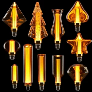 Ampoules décoratives LED Éclectique Design Moderne et Ludique Verre Ambré Éclairage Chaleureux Intérieur Salon Chambre Bureau Économique Élégant Ampoules décoratives LED Éclectique Design Moderne et Ludique Verre Ambré Éclairage Chaleureux Intérieur Salon Chambre Bureau Économique Élégant