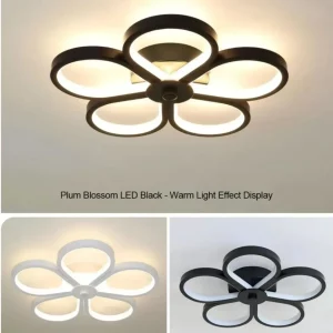 Plafonnier LED bois naturel design scandinave nordique moderne chambre salon éclairage chaleureux économique élégant