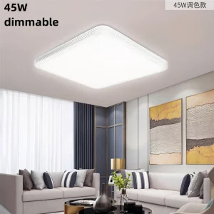 Plafonnier LED ultra mince moderne sans scintillement chambre salon éclairage économique design épuré dimmable aluminium Plafonnier LED ultra mince moderne sans scintillement chambre salon éclairage économique design épuré dimmable aluminium