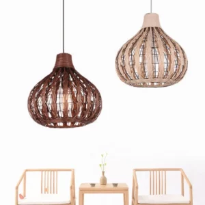 Suspension luminaire rotin design scandinave rustique éclairage chaleureux salle à manger salon chambre cuisine Suspension luminaire rotin design scandinave rustique éclairage chaleureux salle à manger salon chambre cuisine