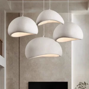 Suspension céramique style moderne lumière indirecte éclairage ambiant salon chambre cuisine design épuré contemporain élégant Suspension céramique style moderne lumière indirecte éclairage ambiant salon chambre cuisine design épuré contemporain élégant