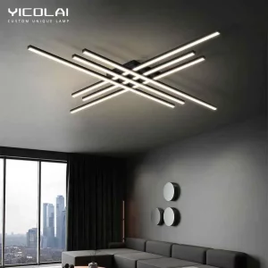 Plafonnier moderne minimaliste design géométrique lumière LED aluminium salon chambre hall éclairage intérieur décoration luminaire chic Plafonnier moderne minimaliste design géométrique lumière LED aluminium salon chambre hall éclairage intérieur décoration luminaire chic