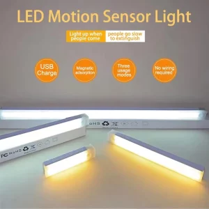 Luminaire mural LED sans fil capteur de mouvement design moderne minimaliste ABS blanc lumière chaleureuse économique facile à installer sans câblage USB rechargeable Luminaire mural LED sans fil capteur de mouvement design moderne minimaliste ABS blanc lumière chaleureuse économique facile à installer sans câblage USB rechargeable