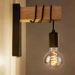 Lampe murale jardin lumière rétro en bois Kinkiety Na Sciane style industriel nordique moderne salon chambre cuisine éclairage chaleureux déco élégante Lampe murale jardin lumière rétro en bois Kinkiety Na Sciane style industriel nordique moderne salon chambre cuisine éclairage chaleureux déco élégante