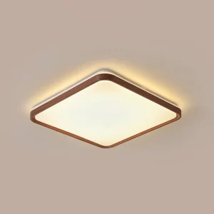 Plafonnier LED bois naturel design moderne nordique lumière chaleureuse chambre salon éclairage économique élégant Plafonnier LED bois naturel design moderne nordique lumière chaleureuse chambre salon éclairage économique élégant