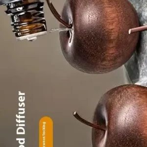 Diffuseur de parfum en bois naturel design minimaliste style nordique salle à manger chambre bureau décoration intérieure aromathérapie bien-être