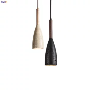 Suspente lumineuse bois béton design moderne industrial salon chambre cuisine éclairage chaleureux économique élégant Suspente lumineuse bois béton design moderne industrial salon chambre cuisine éclairage chaleureux économique élégant