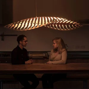 Suspension bois LED design nordique moderne éclairage chaleureux salon salle à manger luminaire décoration artistique bois naturel économique élégant Suspension bois LED design nordique moderne éclairage chaleureux salon salle à manger luminaire décoration artistique bois naturel économique élégant