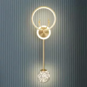 Applique murale moderne LED design nordique style scandinave lumière douce éclairage intérieur décoration murale salle à manger chambre salon hôtel économie d’énergie