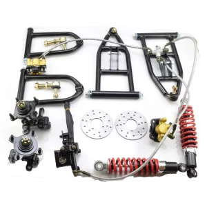 Suspension grand bras métal design industriel ajustement choc buggy ATV GO karts haute performance Suspension grand bras métal design industriel ajustement choc buggy ATV GO karts haute performance