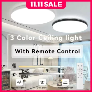 Plafonnier LED design moderne minimaliste lumière ajustable avec télécommande chambre salon éclairage intérieur élégant économique Plafonnier LED design moderne minimaliste lumière ajustable avec télécommande chambre salon éclairage intérieur élégant économique