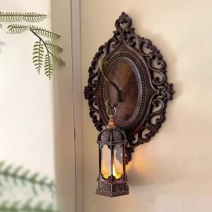 Applique murale vintage rustique en métal et verre décoration murale élégante pour salon chambre entrée ou couloir design scandinave nordique chaleureux et épuré Applique murale vintage rustique en métal et verre décoration murale élégante pour salon chambre entrée ou couloir design scandinave nordique chaleureux et épuré