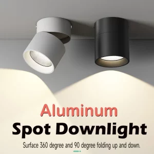 Plafonnier LED en Aluminium Design Moderne Minimaliste Éclairage Chaleureux Idéal Salon Bureau Économique Élégant