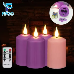 Bougies LED à piles minuterie lumineuse à distance avec flammes vacillantes décoration de Noël pour la maison bougie LED de l’Avent Bougies LED à piles minuterie lumineuse à distance avec flammes vacillantes décoration de Noël pour la maison bougie LED de l’Avent