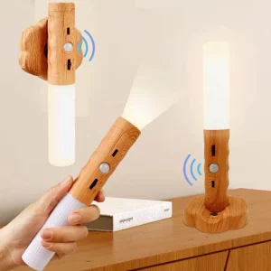 Veilleuse LED imitation bois portable design moderne style scandinave éclairage chaleureux chambre couloir garde-robe économie d’énergie Veilleuse LED imitation bois portable design moderne style scandinave éclairage chaleureux chambre couloir garde-robe économie d’énergie