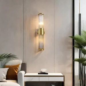 Applique murale moderne luxe cristal LED or design art déco éclairage intérieur salle à manger salon chambre élégance lumière douce économies d’énergie