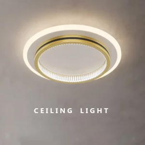 Plafonnier moderne LED design épuré luminaire intérieur avec abat-jour en cristal éclairage chaleureux pour salon salle à manger entrée élégance économique Plafonnier moderne LED design épuré luminaire intérieur avec abat-jour en cristal éclairage chaleureux pour salon salle à manger entrée élégance économique