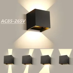 Applique murale LED moderne design minimaliste lumière intérieure/extérieure éclairage jardin porche salon chambre salle à manger économie d’énergie élégance naturelle Applique murale LED moderne design minimaliste lumière intérieure/extérieure éclairage jardin porche salon chambre salle à manger économie d’énergie élégance naturelle